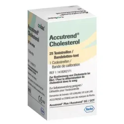 Accutrend Cholesterol Teststrips 25 testen